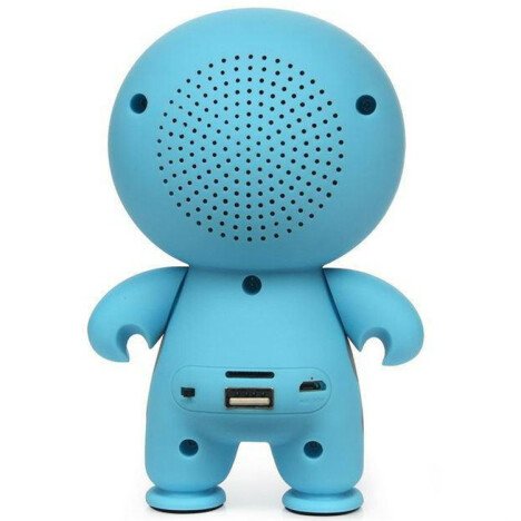 Boxa Portabila Bluetooth iUni DF13, Radio, 500 mAh, Blue + Card 4GB Cadou